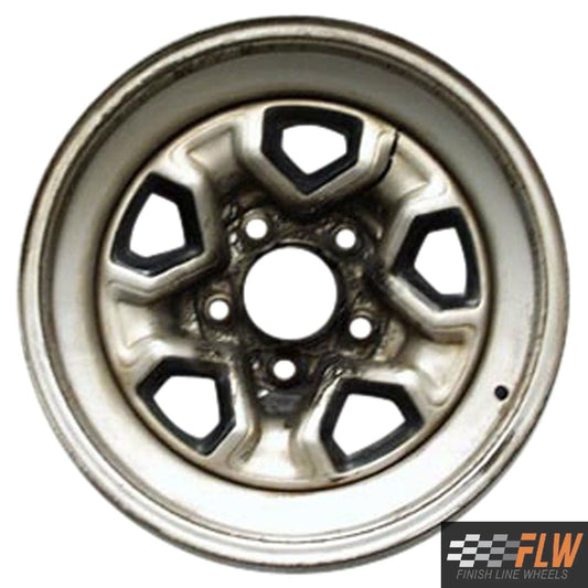 GMC S15 Jimmy 1983, 1984, 1985, 1986, 1987, 1988, 1989, 1990, 1991, Original OEM Steel Rim Size 15x7 S.01317.SIL