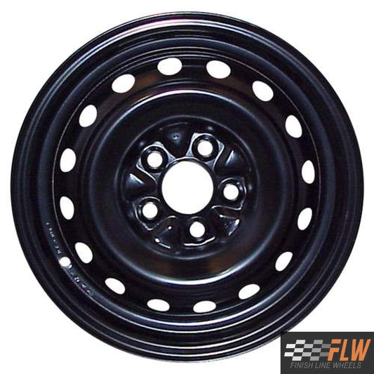 Dodge Caravan 1996, 1997, 1998, 1999, 2000, Original OEM Steel Rim Size 14x6 S.02077.BLK