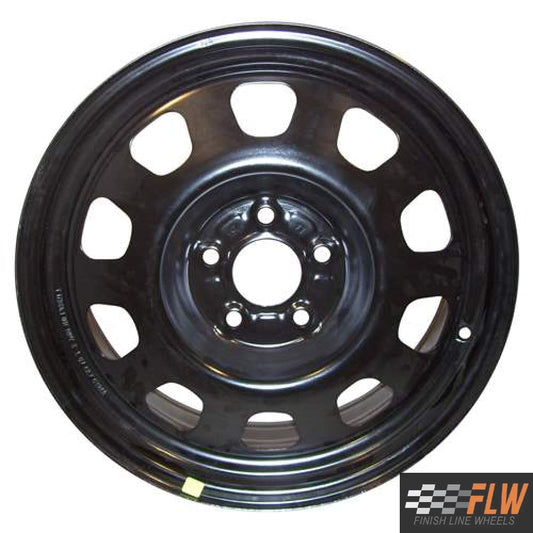 Dodge Caliber 2007, 2008, 2009, 2010, 2011, 2012, Original OEM Steel Rim Size 17x6.5 S.02288.BLK