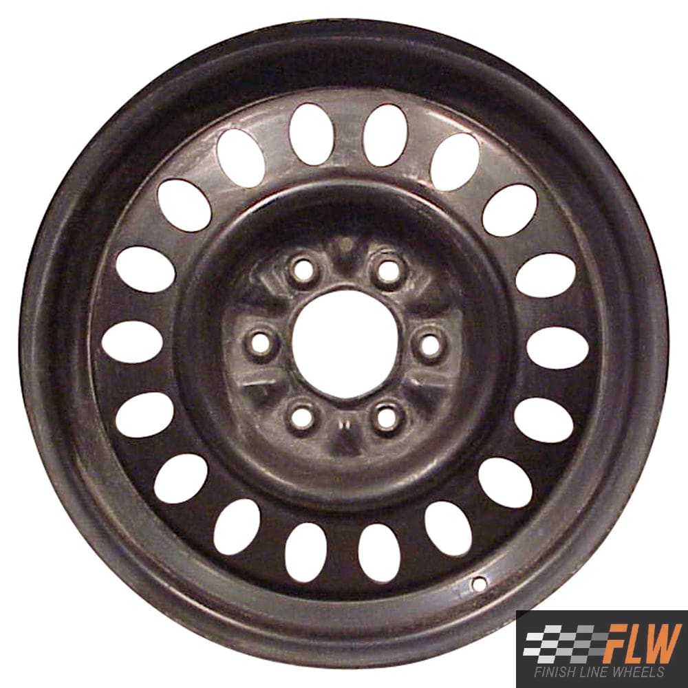 GMC Envoy 2002, 2003, 2004, 2005, 2006, 2007, 2008, 2009, Original OEM Steel Rim Size 17x7 S.05134.BLK