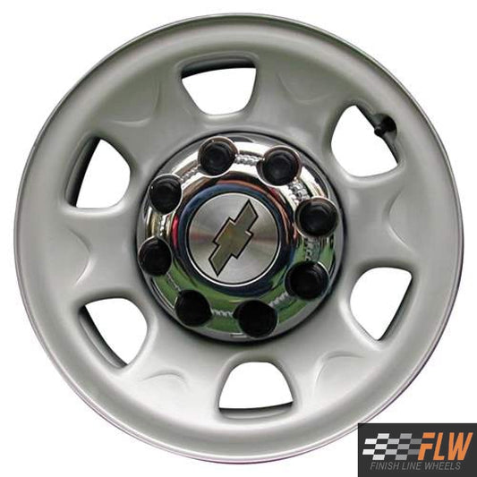 Chevrolet Suburban HD 2008, 2009, 2010, 2011, 2012, 2013, Original OEM Steel Rim Size 16x7 S.05198.SIL