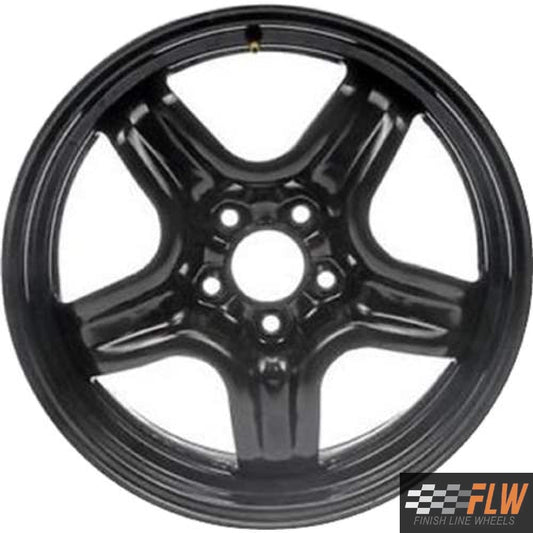 Chevrolet Impala 2010, 2011, 2012, Original OEM Steel Rim Size 17x6.5 S.05479.BLK