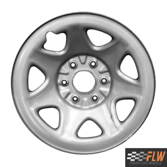 Chevrolet Silverado 2014, 2015, 2016, 2017, 2018, 2019, Original OEM Steel Rim Size 17x8 S.05659.SIL