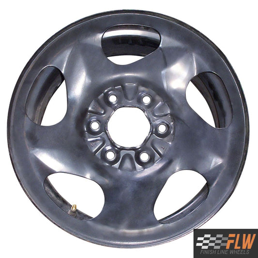 Chevrolet Trailblazer 2002, 2003, 2004, 2005, 2006, 2007, 2008, 2009, Original OEM Steel Rim Size 16x7 S.08059.BLK