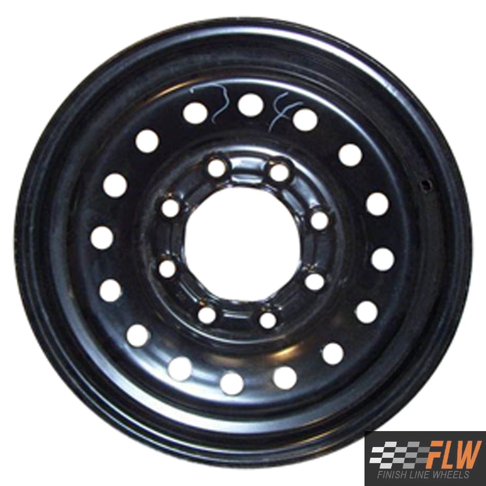 Chevrolet Silverado HD 2004, 2005, 2006, 2007, 2008, 2009, 2010, Original OEM Steel Rim Size 16x6.5 S.08071.BLK