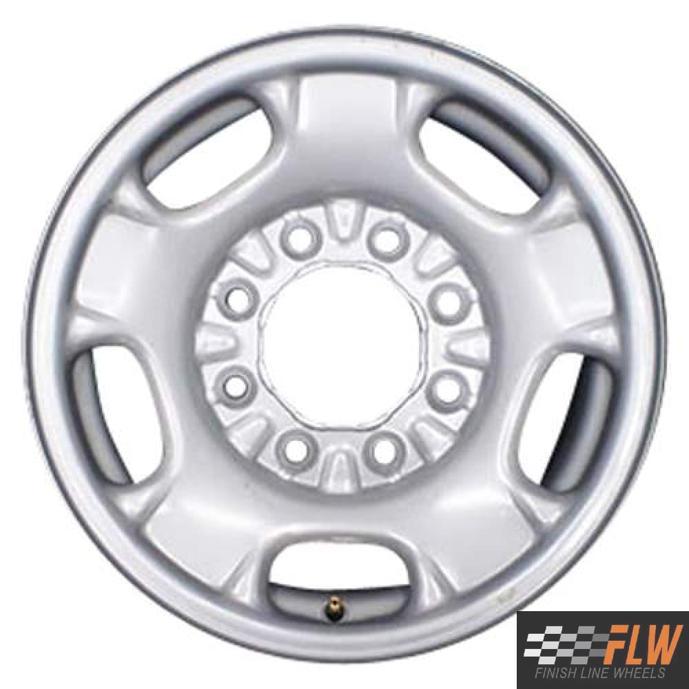 Chevrolet Silverado HD 2011, 2012, 2013, 2014, 2015, 2016, 2017, 2018, 2019, 2020, 2021, 2022, Original OEM Steel Rim Size 17x7.5 S.08095.SIL