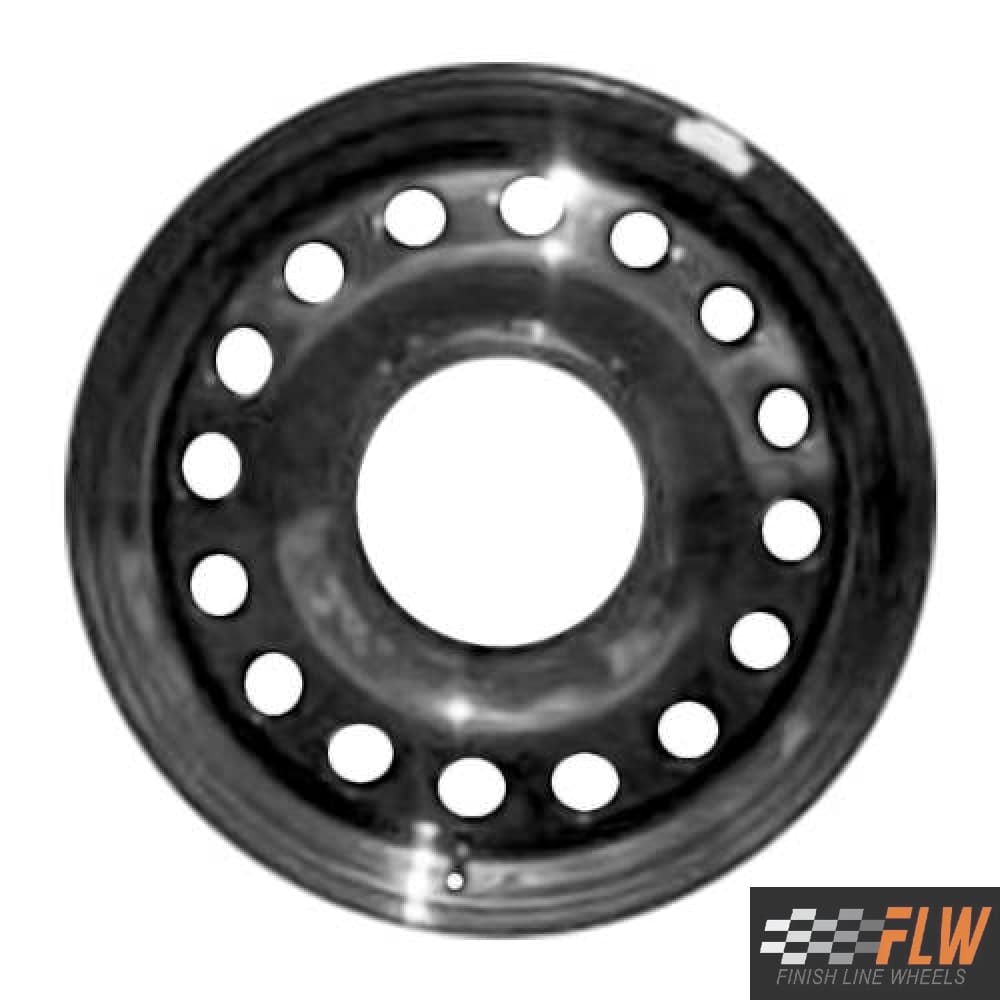 Chevrolet Impala 2012, 2013, 2014, 2015, 2016, Original OEM Steel Rim Size 17x7.5 S.08098.BLK