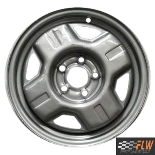 Chevrolet Corsica 1987, 1988, 1989, Original OEM Steel Rim Size 14x6 S.1533.SIL