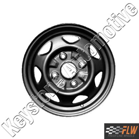 Chevrolet Metro 1998, 1999, 2000, Original OEM Steel Rim Size 13x4 S.60170.BLK