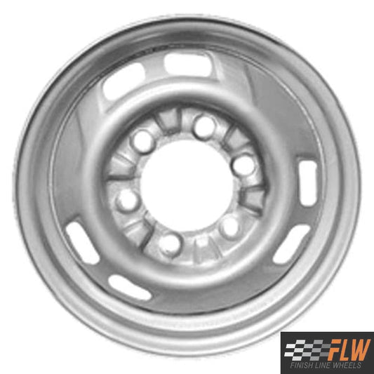 Nissan Pickup 1986, 1987, 1988, 1989, 1990, 1991, 1992, 1993, 1994, 1995, 1996, 1997, Original OEM Steel Rim Size 14x5 S.62227.SIL