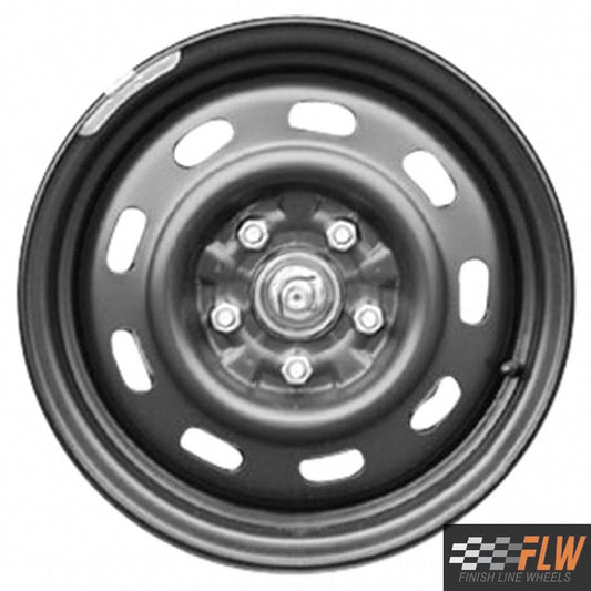 Nissan Quest 1993, 1994, 1995, 1996, 1997, 1998, 1999, 2000, 2001, Original OEM Steel Rim Size 15x5.5 S.62307.BLK