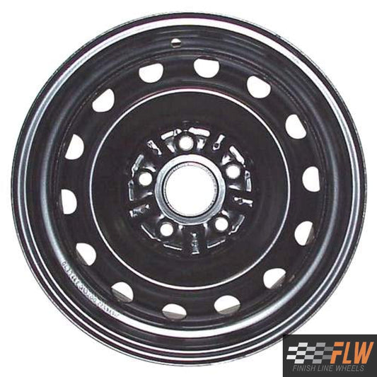 Toyota Sienna 1998, 1999, 2000, 2001, 2002, 2003, Original OEM Steel Rim Size 15x6.5 S.69374.BLK