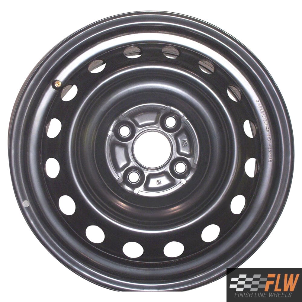 Toyota Yaris 2007, 2008, 2009, 2010, 2011, 2012, Original OEM Steel Rim Size 15x5.5 S.69502.BLK