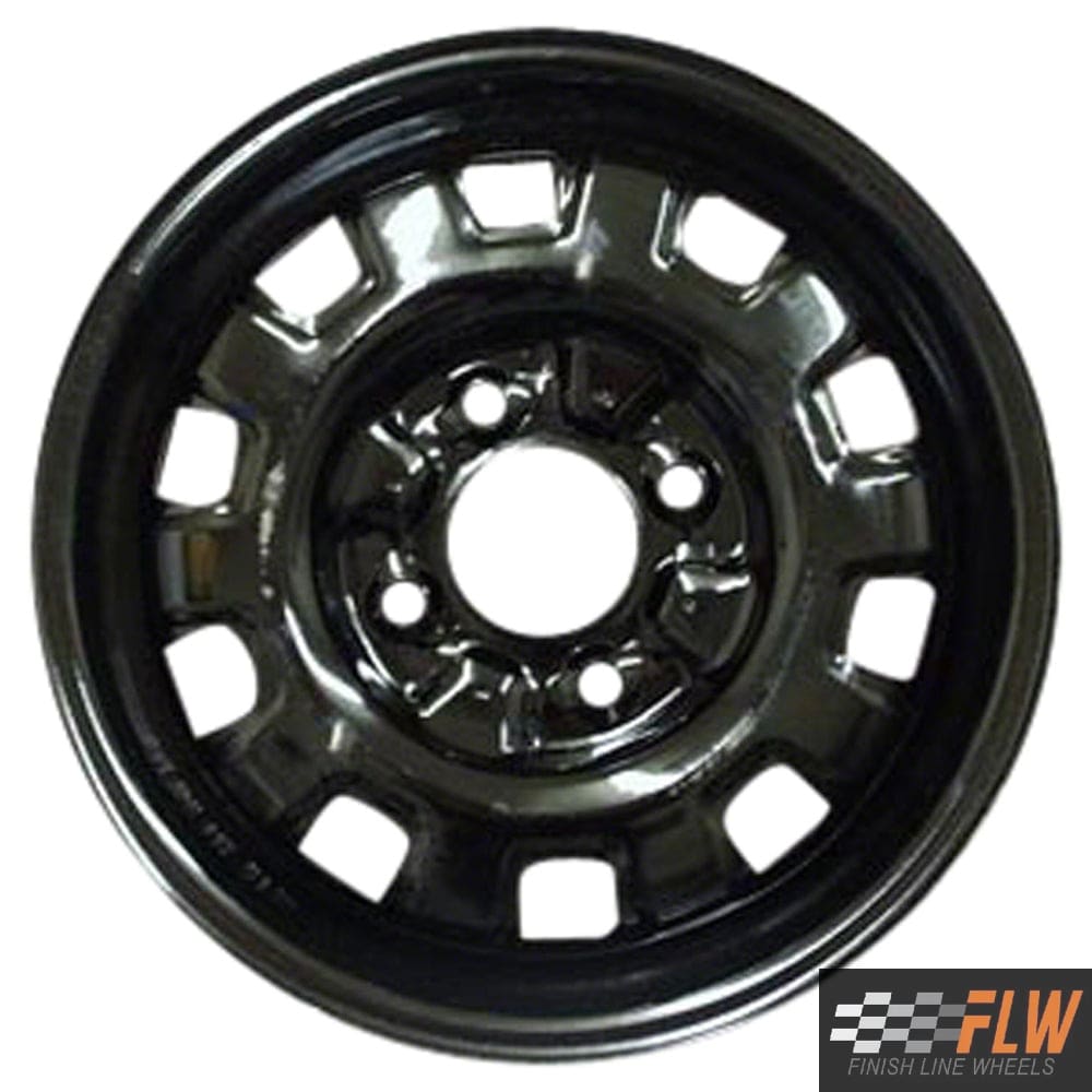 Hyundai Scoupe 1991, 1992, 1993, 1994, 1995, Original OEM Steel Rim Size 14x5 S.70643.BLK