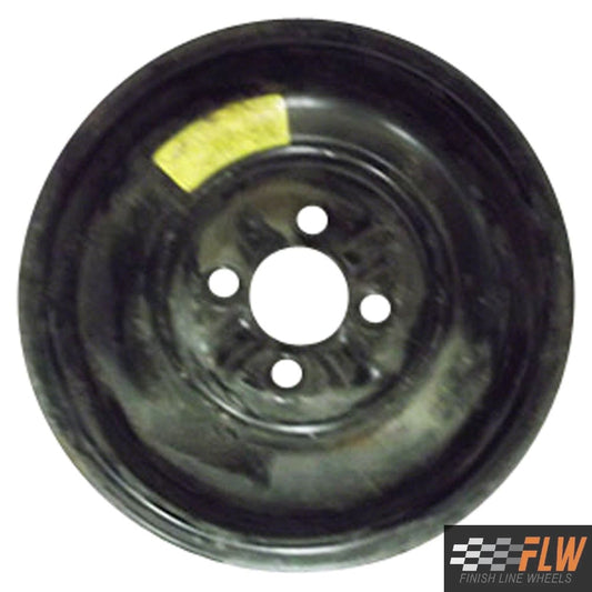 Hyundai Elantra 1996, 1997, 1998, 1999, 2000, 2001, 2002, 2003, 2004, 2005, 2006, Original OEM Steel Rim Size 15x4 S.70656.BLK