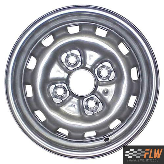 Hyundai Accent 1995, 1996, 1997, 1998, 1999, Original OEM Steel Rim Size 13x4.5 S.70659.SIL