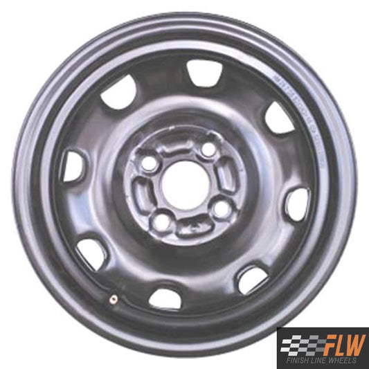 Hyundai Accent 2000, 2001, 2002, 2003, 2004, 2005, Original OEM Steel Rim Size 14x5 S.70685.BLK