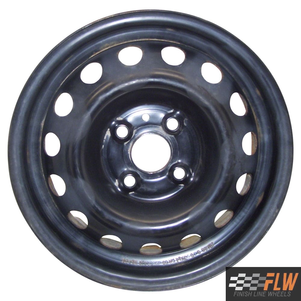 Hyundai Accent 2007, 2008, 2009, 2010, 2011, Original OEM Steel Rim Size 14x5 S.70762.BLK