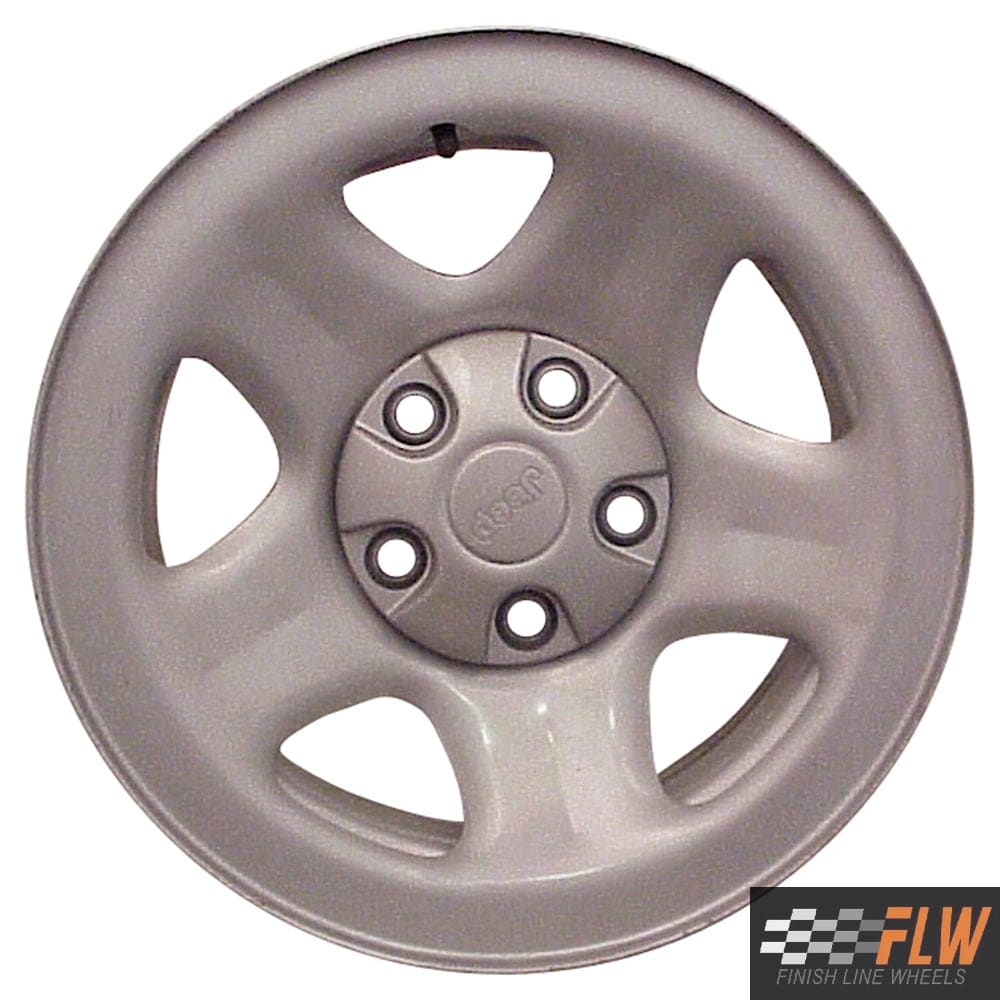 Jeep Wrangler 2003, 2004, 2005, 2006, 2007, Original OEM Steel Rim Size 15x7 S.99024.SIL