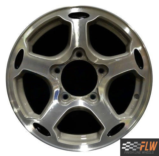 Chevrolet Tracker  2001, 2002 Factory OEM Car Wheel Size 15x6 Alloy 60178B.AC_LB01.TMA