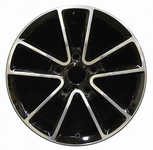 Dodge Caravan  2011, 2012, 2013, 2014, 2015, 2016, 2017 Factory OEM Car Wheel Size 17x6.5 Alloy WAO.2399.LB01.POL