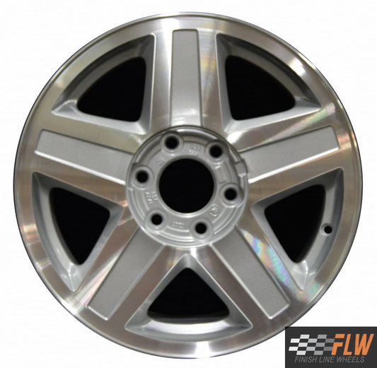 Chevrolet Trailblazer  2006,2007,2008,2009 Factory OEM Car Wheel Size 17x7 Alloy 5142.PS02.MA