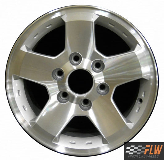 Chevrolet Colorado  2007,2008,2009 Factory OEM Car Wheel Size 16x6.5 Alloy 5425.PS09.MA